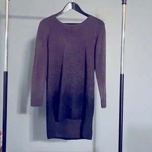 Apt 9 Shimmer Ombre Tunic Sweater with Detachable Cowl Neck